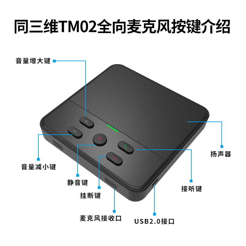 TM02視頻會議全向麥克風接口